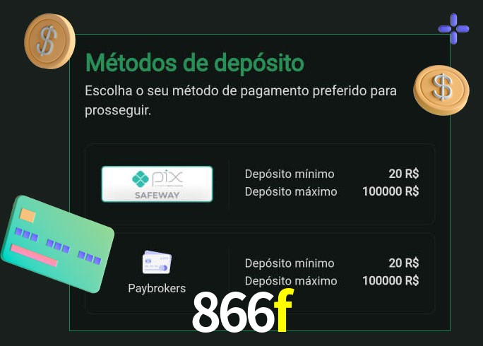O cassino 866f oferece uma grande variedade de métodos de pagamento